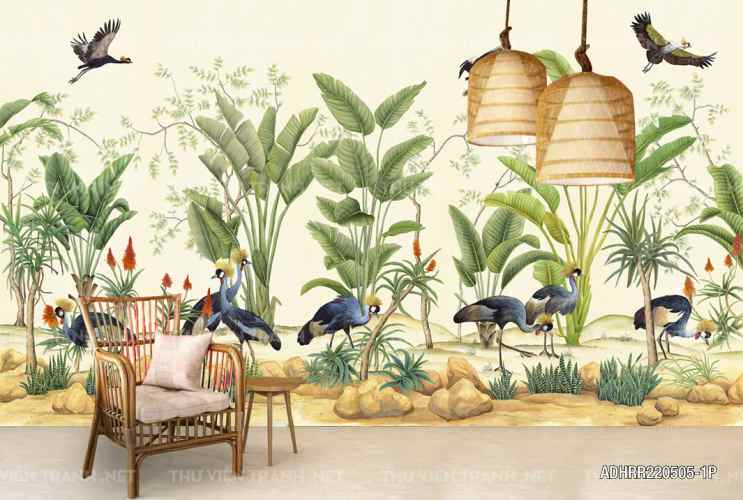 Tranh dán tường rừng rậm nhiệt đới Tropical ADHRR220505-1P - Kết quả tìm kiếm tranh tường